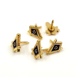 定制共济会徽章各种共济会广场和指南针胸针 - Product Image 1