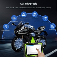 Herramienta de Diagnóstico para Motocicletas JDiag M400pro, Escáner Inteligente para Todo Tipo de Vehículos, CPU de Cuatro Núcleos con Android 10, Diseño Resistente, OLIVER