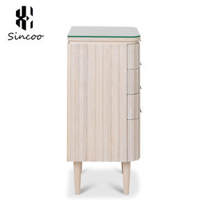 Premium Modern Barbershop Mirror Station Durable MDF Friendly Material Modular Design Freely Combinable Hair Salon <b>Tool</b> Cabinet - Product Image 5