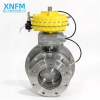Vanne à dôme pneumatique, vanne de décharge à joint gonflable pour le transport de cendres en poudre, acier au carbone WCB DN50-DN400 PN6 PN16