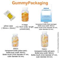 CAXIN OEM Milk Mineral Salts Calcium Gummies 65mg Prebiotic Inulin Yogurt Flavor 60-count Promote Digestion