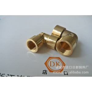 Zhuji Rixin Copper Elbow Fitting With Internal And External Threads Right Angle Pipe Connector For Plumbing And Industrial Use - Product Image 3