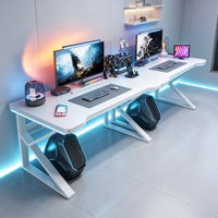 Ensemble chaise et bureau de jeu pour ordinateur, table de jeu simple pour bureau à domicile, poste de travail informatique pour chambre à coucher ou location