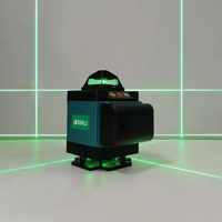Niveau laser industriel 4D 16 lignes à auto-nivellement, machine laser vert 360° horizontal et vertical pour l'orientation de précision