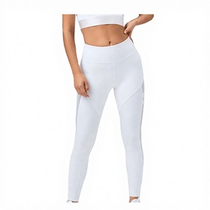 Wholesale Large Size <b>Quick</b> Dry Four-Way Stretch Solid Women Fitness High Waist Pants Training Yoga Legging - Product Image 3