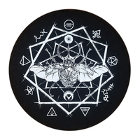 12in Dj Player Personnalisé Graphique Faible Statique Vinyle Record Slip Mat et Fond Dur Feutre Platine Slipmat