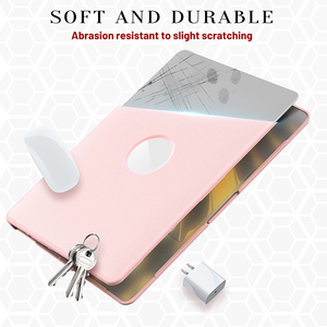 สำหรับ <span class=keywords><strong>Mac</strong></span> Book <span class=keywords><strong>Air</strong></span> 13 2018/2020 A2337 A1932 A2179 <span class=keywords><strong>M1</strong></span>เคสฝาครอบพลาสติกแบบสากลพร้อมขาตั้งกันชนที่ซ่อนอยู่ - Product Image 3