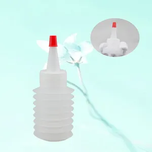 PB-039 Garrafa de apertar de 40 ml 24/410 plástico LDPE garrafa de cosméticos embalagem com bico tampa superior do bico