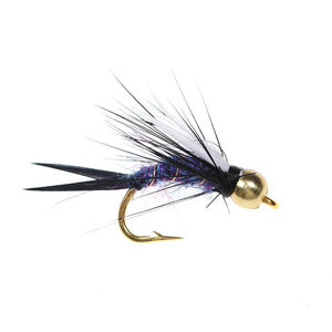 Psycho Purple Prince Nymph Beadhead Crazy Prince Nymph, mouches de pêche pour la pêche à la truite et au brochet en eaux claires, idéales pour le nymphing tchèque. - Product Image 6