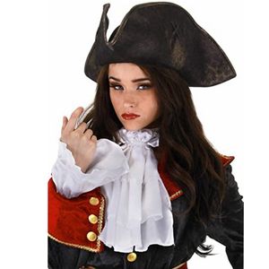 Sombrero Tricornio de <span class=keywords><strong>Piratas</strong></span> <span class=keywords><strong>del</strong></span> <span class=keywords><strong>Caribe</strong></span>, Color Marrón, en Oferta, para Decoración de Fiestas Temáticas de <span class=keywords><strong>Piratas</strong></span> - Product Image 4