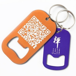 HXY Décapsuleur <span class=keywords><strong>Porte</strong></span>-clés Écologique et Durable en Acier Inoxydable de Type Plaque Militaire, Manuel et Portable, Idéal pour la Promotion - Product Image 6