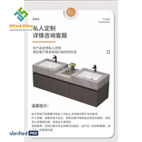 OEM Moderne 2025 Meubles de Salle de Bain Ensemble Table Complète Bureau Cabinet Panneau Miroir Évier Robinet pour Maison Bar Hôpital Appartement Chambre