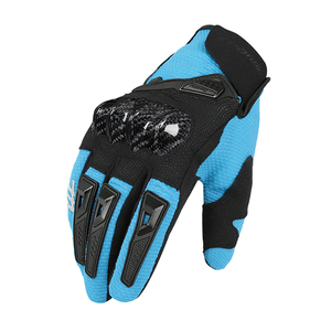 Gants de course en fibre de carbone respirants multicolores en option pour la protection des articulations Gants de vélo/moto résistants aux chutes avec écran tactile - Product Image 6
