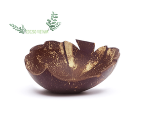 100% Handmade and Natural <b>Coconut</b> Shell Bowl for <b>Candle</b>/ <b>Coconut</b> Shell Salad Bowl With Engrave Laser Logo Made in Eco2go Vietnam - Product Image 3