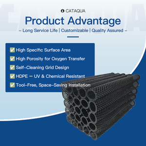 <span class=keywords><strong>Filtre</strong></span> à tambour durable pour <span class=keywords><strong>bassin</strong></span> à koïs, média de dégazage en maille 3D haute efficacité pour le traitement des eaux en aquaculture - Product Image 1