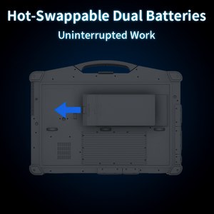 Ordinateur portable industriel 8050 mAh IP65 robuste, écran 15,6 pouces, tablette PC 11 robuste, ordinateurs portables X15t Toughbook - Product Image 6