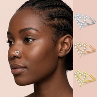 En gros Bijoux de piercing corporel en acier inoxydable, piercing de nez en forme de barre en L, bijoux de mode pour femmes et hommes