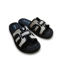 Sandales plates à plateforme pour femmes, style H-Strap, ouvertes, confortables, semelle en caoutchouc, pour l'été, la plage et les activités de plein air