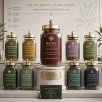 Extrait de champignon Reishi pur naturel en poudre, 30% de polysaccharides, double extraction, qualité alimentaire, complément alimentaire