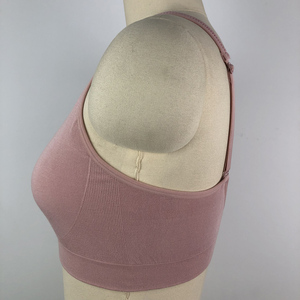 Bán chạy nhất Châu Âu phổ biến bền vững phương thức không dây seamfree Crop zip phía trước gần bài phẫu thuật áo ngực liền mạch sau khi cắt bỏ vú - Product Image 5