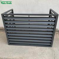 Couvercles AC personnalisés unité extérieure murale en aluminium climatiseur couvercle de persienne AC
