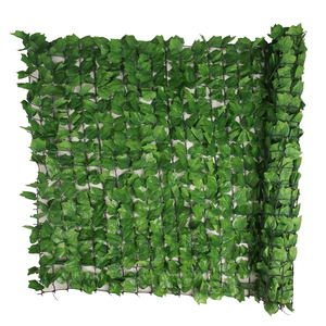 Valla de hojas verdes de seto de Laurel de imitación, pantalla de privacidad, valla de hojas artificiales para decoración de pared interior y exterior - Product Image 2