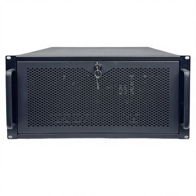 Desktop ATX Full Tower Steel Computer Server Case 5U Rack Water Cooler GPU-Exchange Stock Side Panel Window Fans Radiator