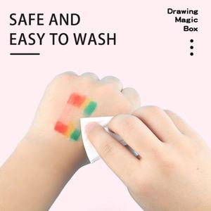 Nouvelle Collection 2025 – Coffret d'Art Rose/Bleu 208 Pièces : Pinceaux Graffiti Personnalisés pour Enfants, Crayons Pastel à l'Huile, Crayons de Couleur et Marqueurs - Product Image 5