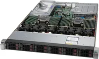 Serveur en rack Supermicro SuperServer SYS 120U TNR 1U avec deux processeurs Intel Xeon Scalable de 3e génération, 12 baies NVMe à échange à chaud