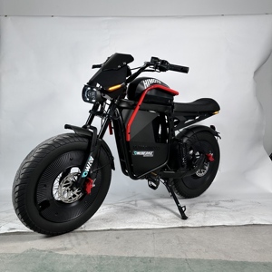 Motocicleta Eléctrica Todoterreno con Motor de 1000W, Neumáticos Anchos, Bicicleta Eléctrica de Cross, Bicicleta Eléctrica Todoterreno - Product Image 3