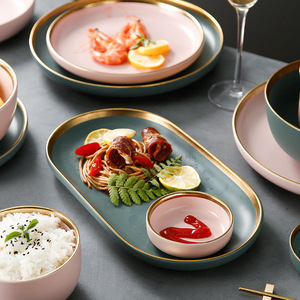 <span class=keywords><strong>Vaisselle</strong></span> glaçure de <span class=keywords><strong>style</strong></span> <span class=keywords><strong>scandinave</strong></span> 5 pièces ustensiles de cuisson en céramique assiette de fruits en céramique cuite au fromage ensemble de <span class=keywords><strong>vaisselle</strong></span> en céramique - Product Image 2