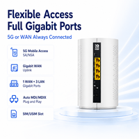 Routeur CPE WiFi 6 5G pour connexion sans fil haut débit, routeur Gigabit AX3000 avec interface de module M2