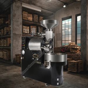 Tostador automático de granos de cacao, máquina comercial para hornear café de 6kg, máquina tostadora de Café tostado de aire caliente, tamaño completo - Product Image 1