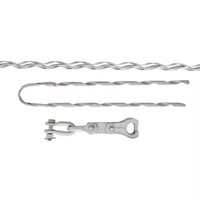 Serre-câble ADSS OPGW en alliage d'aluminium haute résistance, résistant aux UV, pour conception à coin de tension, accessoires pour câbles à fibres optiques