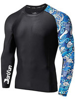 Maillot de cyclisme léger grande taille pour homme - Respirant, séchage rapide, extensible dans les quatre sens, mélange polyester/spandex, manches longues