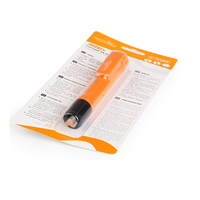 Aiguiseur de couteaux dentelés 2 pièces, aiguiseur de couteaux de poche rétractable avec mini tige en acier multifonctionnelle, idéal pour la cuisine