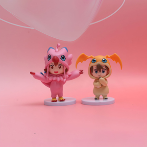 ฟิกเกอร์ยาคามิ ไทจิ ขนาด 8-10 ซม. 8 ตัว=1 ชุด ของเล่นดิจิทัลสัตว์ประหลาดต่อสู้ ตกแต่งโต๊ะทำงาน สำหรับตู้คีบตุ๊กตา - Product Image 5