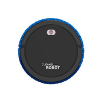 Robot de nettoyage de sol intelligent entièrement automatique pour usage domestique, robot de nettoyage de sol en plastique à double usage sec et humide, USB