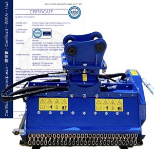 WIGON Nouveau modèle de tondeuse à gazon multi-pelleteuse, mini débroussailleuse rotative, <span class=keywords><strong>tondeuses</strong></span> à fléaux pour pelleteuses - Product Image 5
