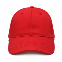 Casquette de baseball vintage sportive en sergé de coton à 6 panneaux, avec logo personnalisé, bande élastique, ouverture arrière pour chignon ou cheveux bouclés, style « Dad Hat »