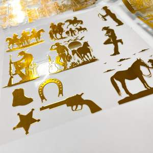 大型シート 11.25インチ 防水 耐久性 UVカット デカール グラスカップ ラップ 転写ステッカー タンブラー用 洗えるマグカップ ホログラフィック - Product Image 1