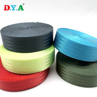 Sangle colorée recyclée personnalisée 25mm bande de sangle en nylon pour sac à dos valises accessoires
