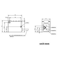Capteur laser Distance réglable 20~50m Anti-interférence Inspection industrielle Haute précision Protection IP65 Sortie 4-20mA