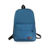 Sac à dos unisexe grande capacité en tissu Oxford avec fermeture éclair, imperméable, résistant aux taches, couleur unie, pour l'école primaire, voyage et ordinateur portable