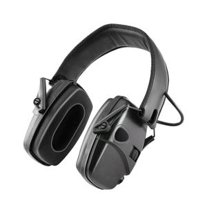 Foldable Reusable Tactical Electronic Hearing Protection Noise-Canceling 27dB Push-In Silicone Plastic <b>Shooting</b> Hunting - Product Image 1