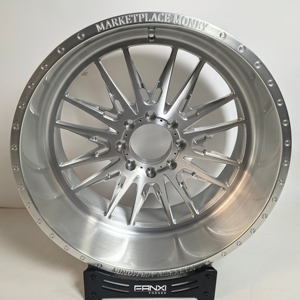 Jantes forgées polies FANXI 8x180 8x6.<span class=keywords><strong>5</strong></span> 8x170 24x14 22x12 20x12 à 8 trous, lot de <span class=keywords><strong>4</strong></span> avec enjoliveurs centraux personnalisés - Product Image 6