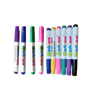 12 Colors Edible Ink Food Coloring Pens Food Grade Edible Marker Pen For Cakes Cookies Decorating