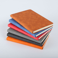 Carnet de notes personnalisé 2023, best-seller, couverture en similicuir noir A5, B5, A4, avec logo personnalisé, journal de manifestation en cuir noir