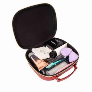 Atacado Custom Moda Grande Capacidade EVA PVC Maquiagem Sacos para As Mulheres Waterproof Zipper Cosmetic Case Letter para Viagem - Product Image 2