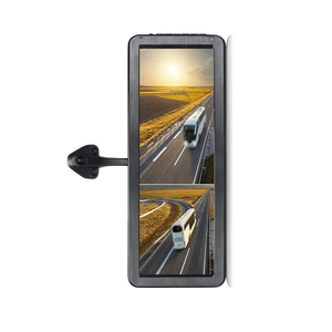 12.3 pouces double 2 lentilles <span class=keywords><strong>caméra</strong></span> de tableau de bord de voiture avant Bus DVR vidéo <span class=keywords><strong>rétroviseur</strong></span> divisé pour Bus RV chariot élévateur - Product Image 2